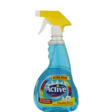 شیشه پاک‌کن اکتیو (Active) مدل گل‌های بهاری حجم 500 میلی لیتر