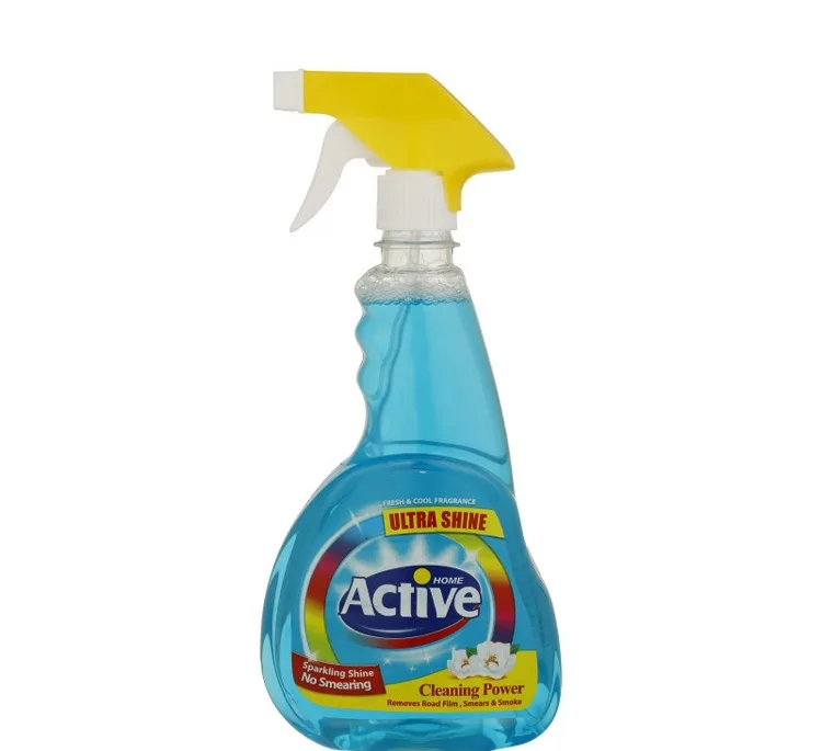شیشه پاک‌کن اکتیو (Active) مدل گل‌های بهاری حجم 500 میلی لیتر