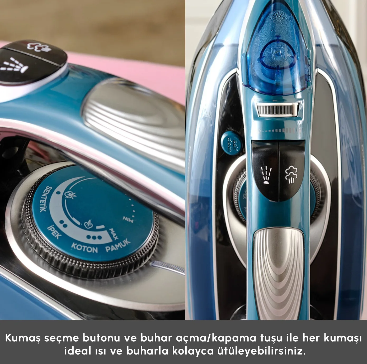 اتو بخار 3000 وات کاراجا مدل Vantuz Ultrasteam