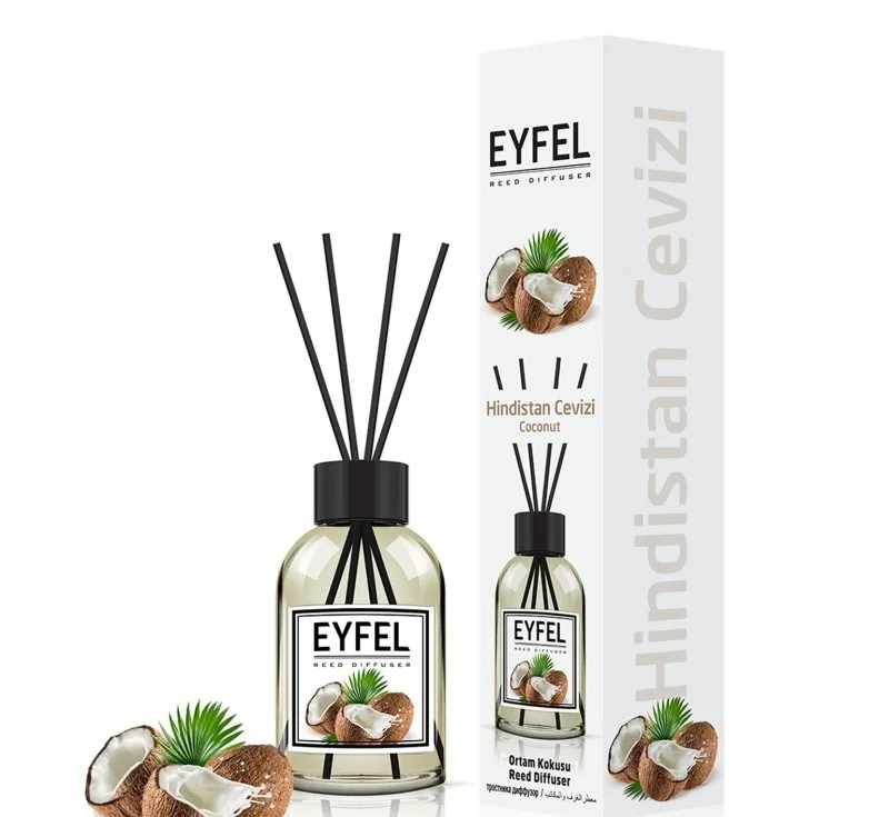 اسانس خوشبوکننده‌ی هوا ایفل (EYFEL) مدل نارگیل حجم120میلی لیتر