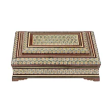 جعبه پذیرایی خاتم‌کاری چوبی فراز هنر کد 2230