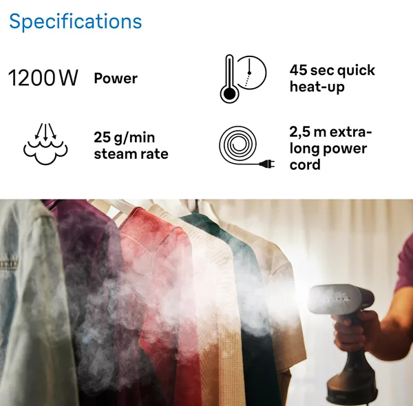 بخارگر 1200 وات براون مدل GS5031