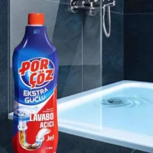 مایع جرم گیر پورچوز (Porcoz) مدل Lavabo Acici حجم 1000 میلی لیتر