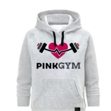 هودی زنانه مدل Gym کد J41 رنگ طوسی