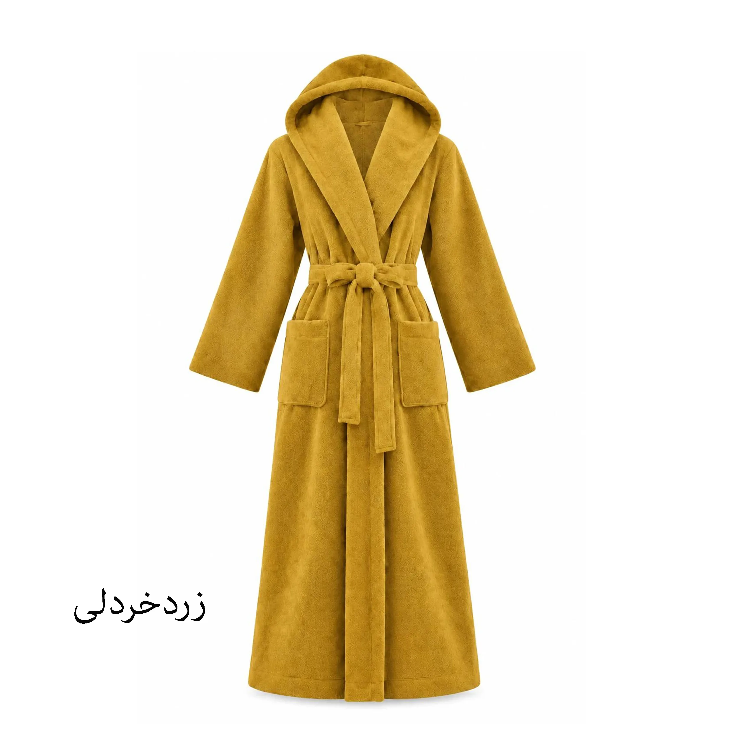 حوله پالتویی هنرمند مدل Classic Plain سایز ۱۲۵ مناسب برای قد ۱۶۰ الی ۱۸۰ سانتی متر