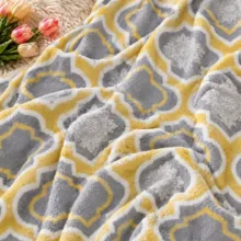 پتو مسافرتی 1 نفره مدل کلاسیک سایز 160×220 سانتی‌متر