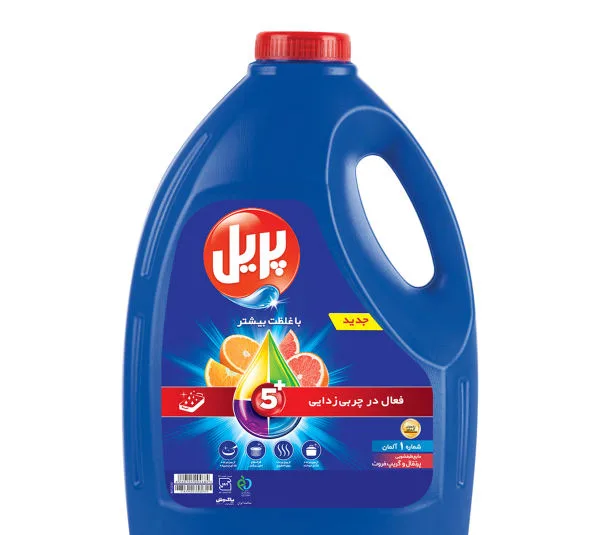 مایع ظرفشویی پریل (Pril) مدل Orange and Grapefruit حجم 3750 میلی لیتر