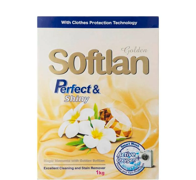 پودر ماشین لباسشویی سافتلن سری Gold Selection مدل Perfect And Shine حجم 500 گرم