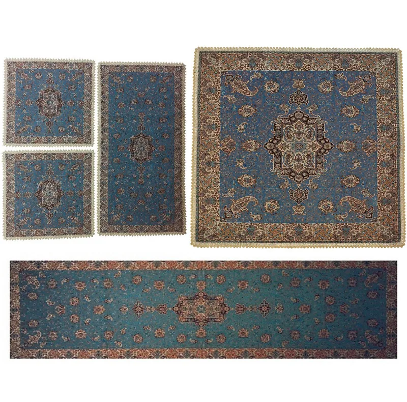 ست 5 تکه رومیزی ترمه کد T228RA54SET14