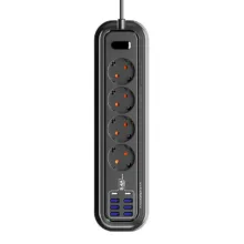 چندراهی برق و شارژر رو میزی موکسوم مدل MOXOM MX-ST05