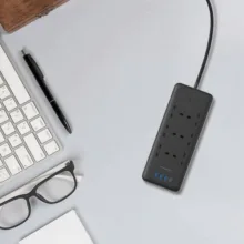 چندراهی برق پاورولوجی مدل هوشمند Multi-Port Smart Power Strip PD 30W