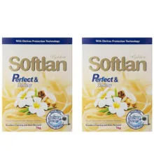 پودر ماشین لباسشویی سافتلن سری Gold Selection مدل Perfect And Shine حجم 500 گرم بسته 2 عددی
