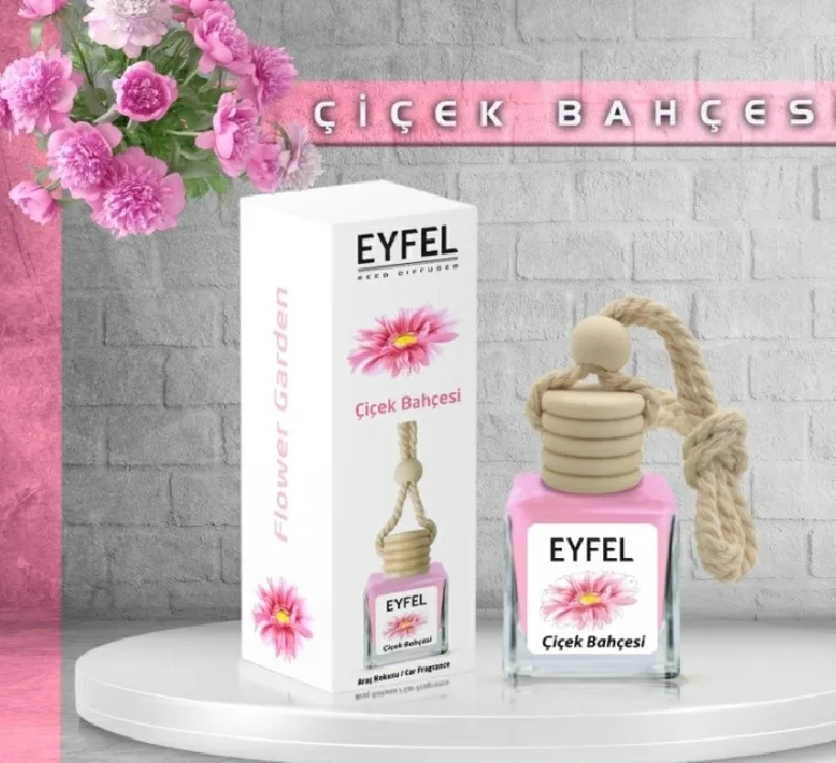 خوشبوکننده خودرو ایفل (Eyfel) مدل گل باغچه حجم 8 میلی لیتر