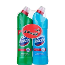 پک مایع سفیدکننده غلیظ سطوح دامستوس (Domestos) مدل Mountain Breeze و Eucalyptus Freshness مجموعه 2 عددی