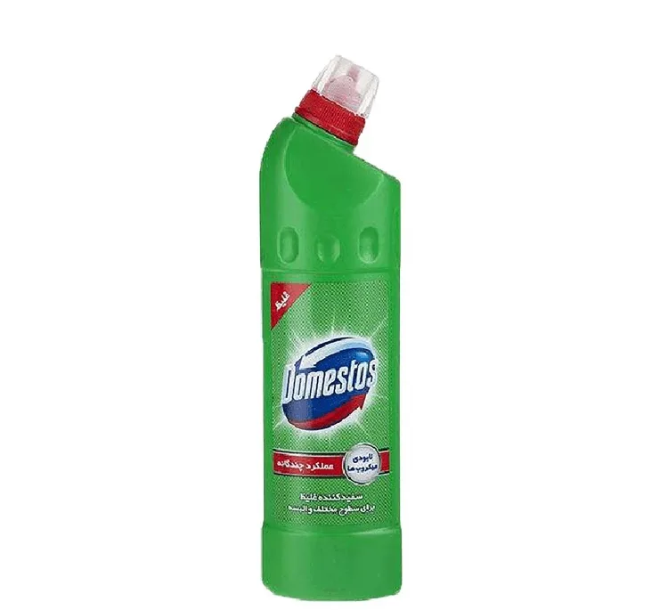 پک مایع سفیدکننده غلیظ سطوح دامستوس (Domestos) مدل Mountain Breeze و Eucalyptus Freshness مجموعه 2 عددی