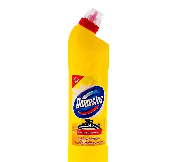 مایع سفیدکننده غلیظ سطوح دامستوس (Domestos) مدل Lemon Fresh و Snow White مجموعه 2 عددی