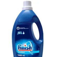 ژل شستشوی ظروف فینیش مخصوص ماشین ظرفشویی مدل کلاسیک حجم 1300 میلی لیتر