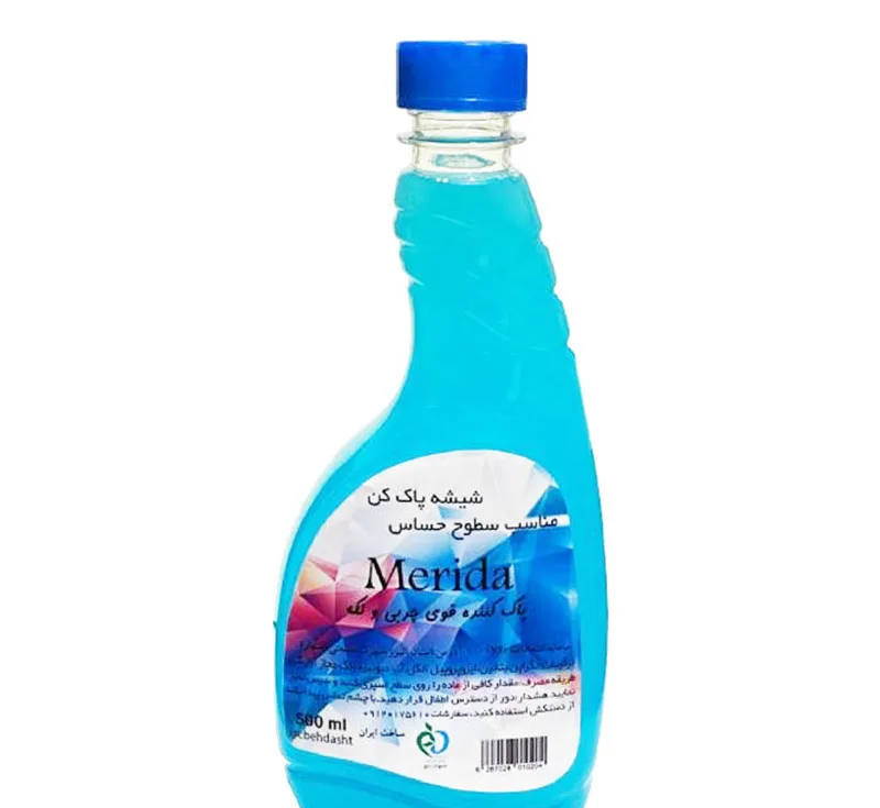 مایع شیشه شور مریدا (Merida) مدل Strong حجم 500 میلی لیتر