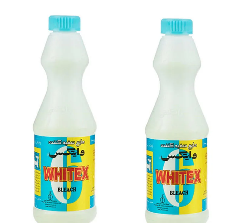 مایع سفید کننده وایتکس (Whitex) حجم 750 میلی لیتر مجموعه دو عددی