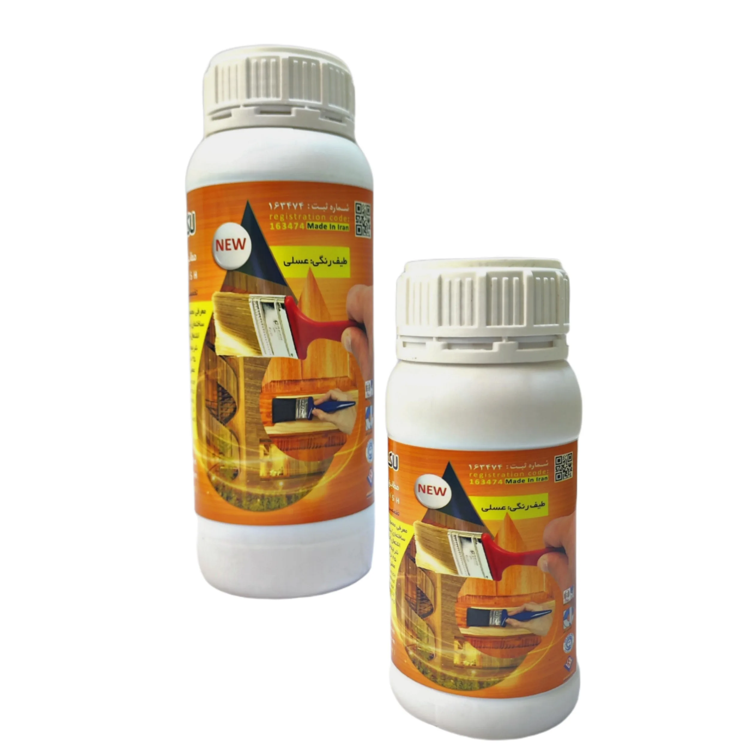 رنگ و لاک چوب نانو عسلی آرتکس مدل rc88 حجم 250 میلی لیتر