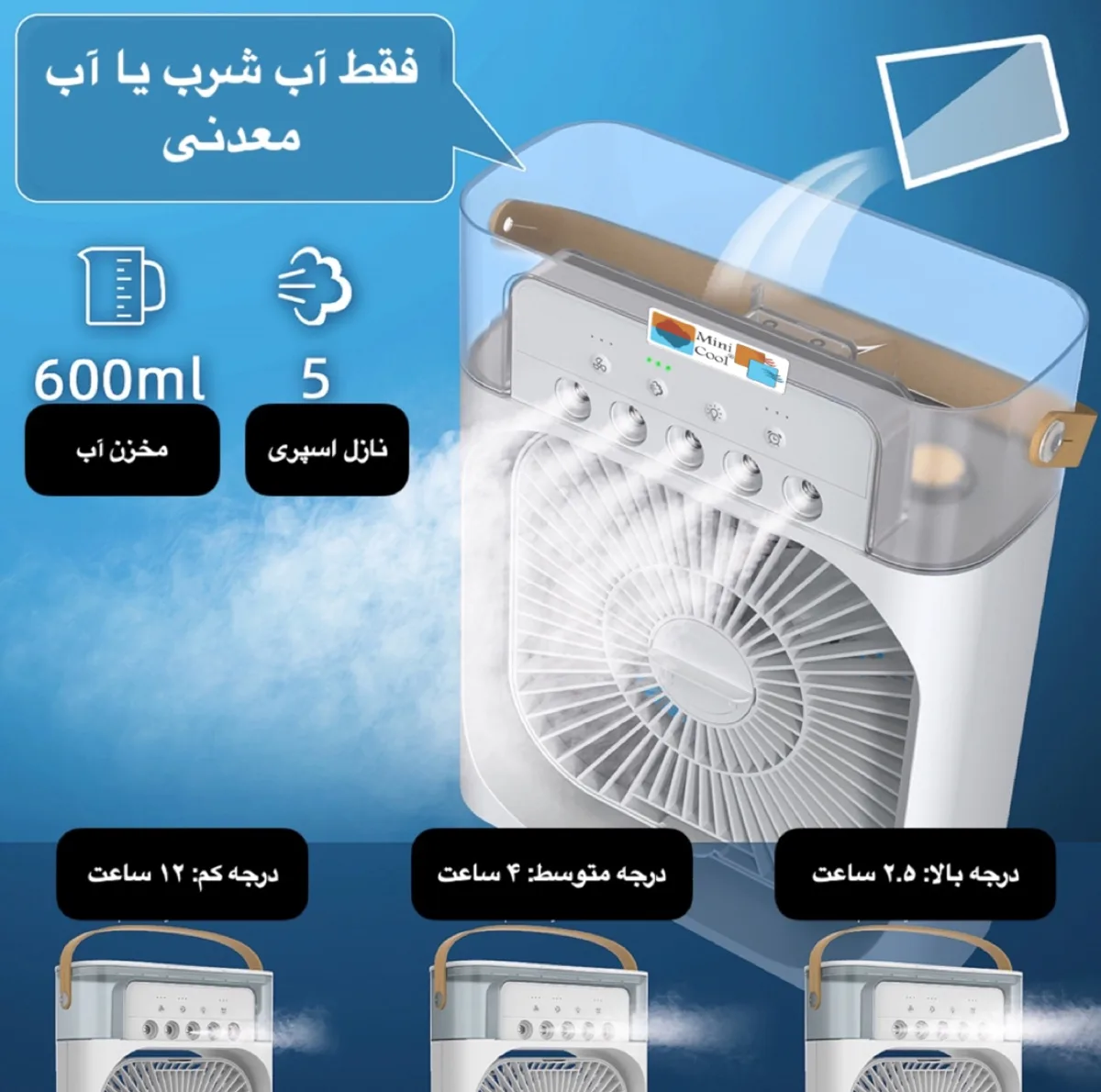 پنکه رومیزی مدل Turbo Spray