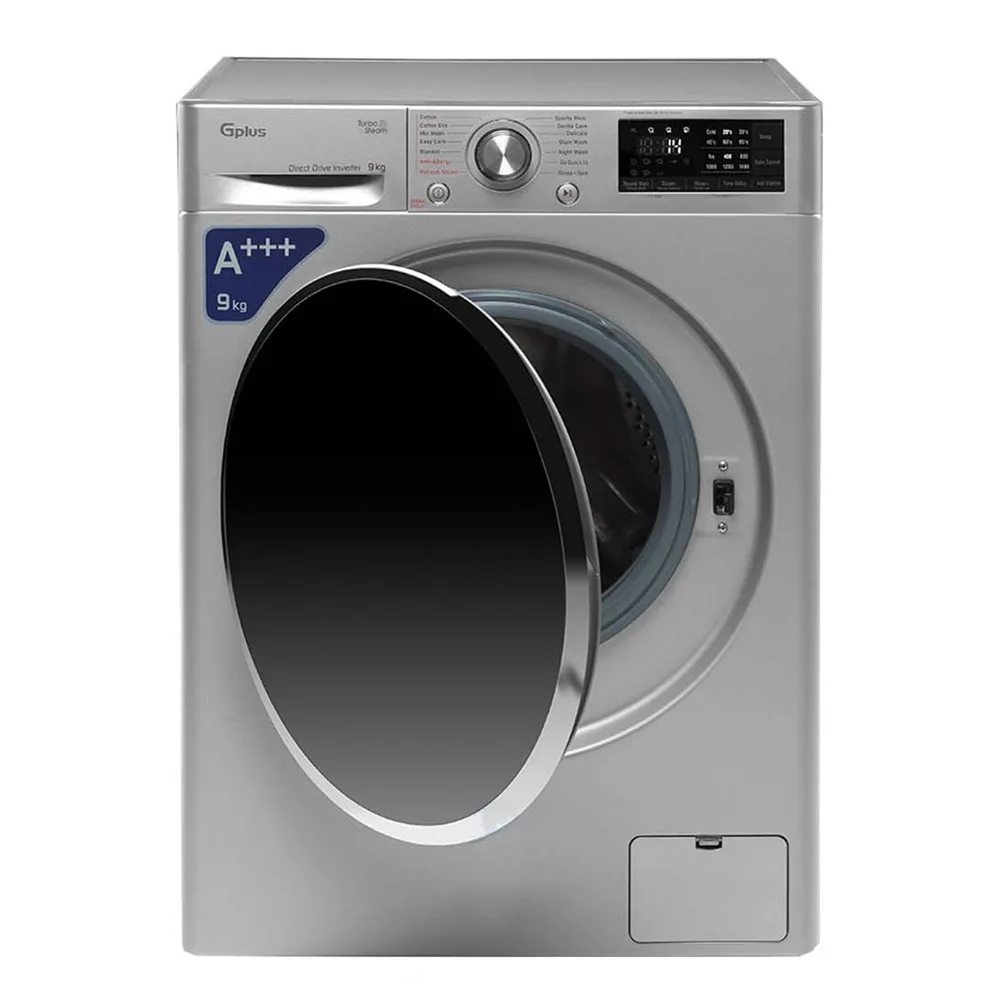 ماشین لباسشویی 9 کیلوگرم اتوماتیک جی پلاس مدل GWM-R909S