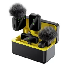 مجموعه 2 عددی میکروفون یقه‌ای بی‌سیم مدل K50 با قابلیت کاهش نویز