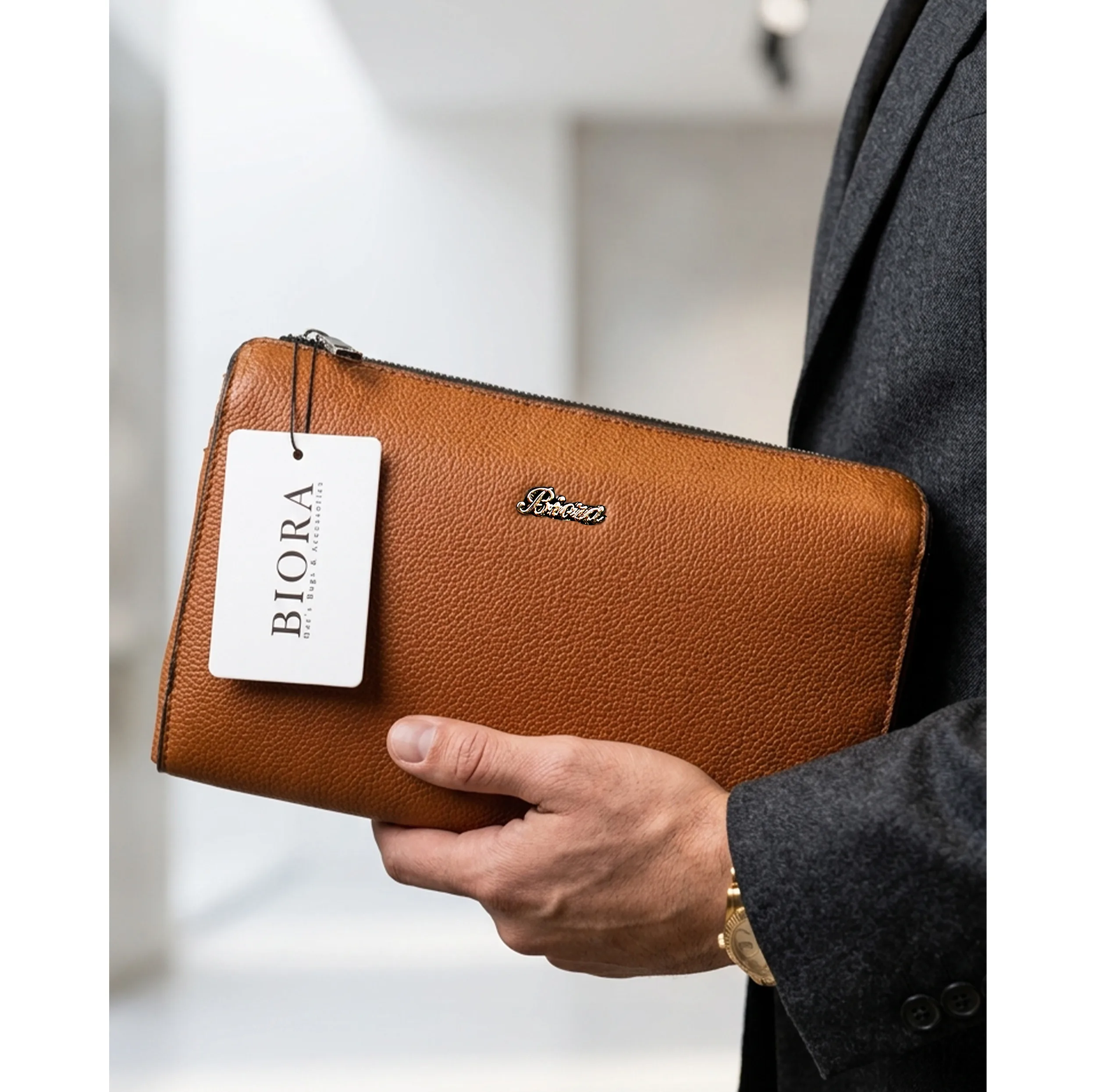 کیف دستی مردانه بیورا مدل pa035