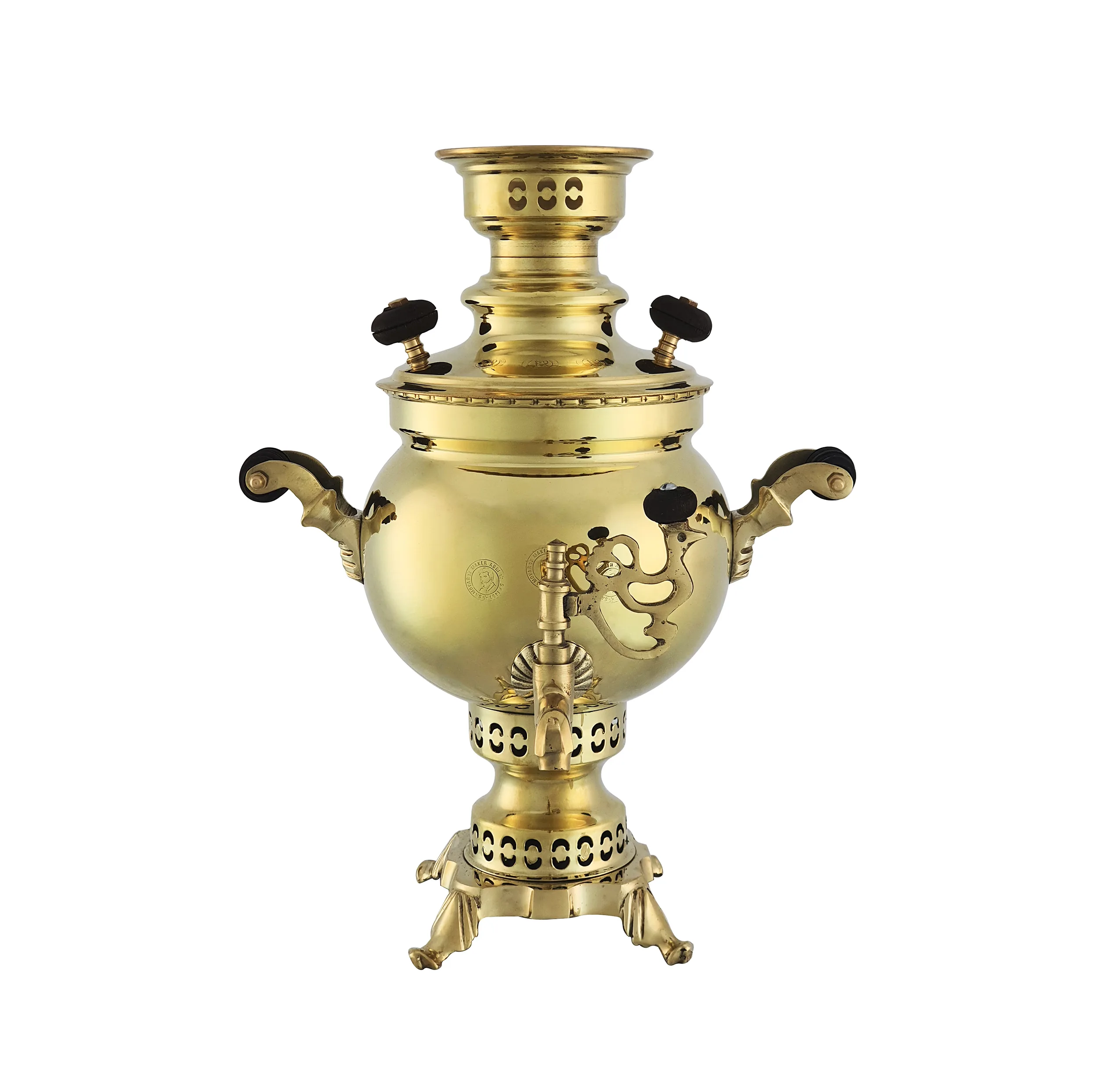 سماور زغالی عبدی مدل کلاسیک گنجایش 2.5 لیتر