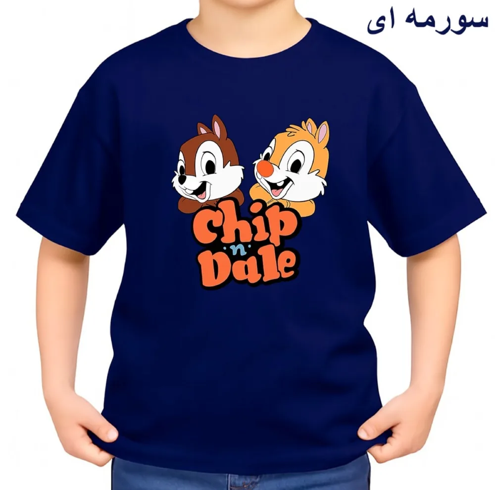 تی‌شرت آستین کوتاه بچگانه مدل سنجاب کد v3