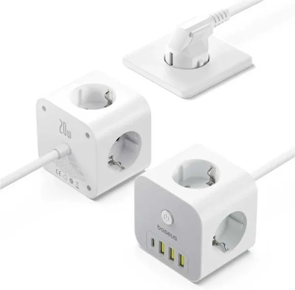 چندراهی برق بیسوس مدل PowerCombo Cube