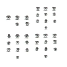 غلطک کابینت مدل as1  بسته 35 عددی