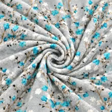 پتو مسافرتی 1 نفره طرح لیزری مدل گل ریز بهاری سایز 160×220 سانتی‌متر