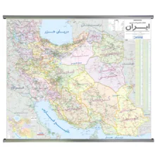 نقشه تقسیمات اداری ایران گیتاشناسی نوین کد L1390