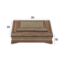 جعبه خاتمکاری چوبی فراز هنر کد 2230