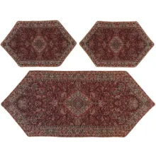 ست 3 تکه رومیزی ترمه کد TRSETE30
