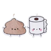 دستمال آشپزخانه پنبه‌ای مدل shitty بسته 2 عددی