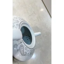 قوری شکس مدل کف پهن کد SM115 گنجایش ۱۰۰۰ میلی لیتر