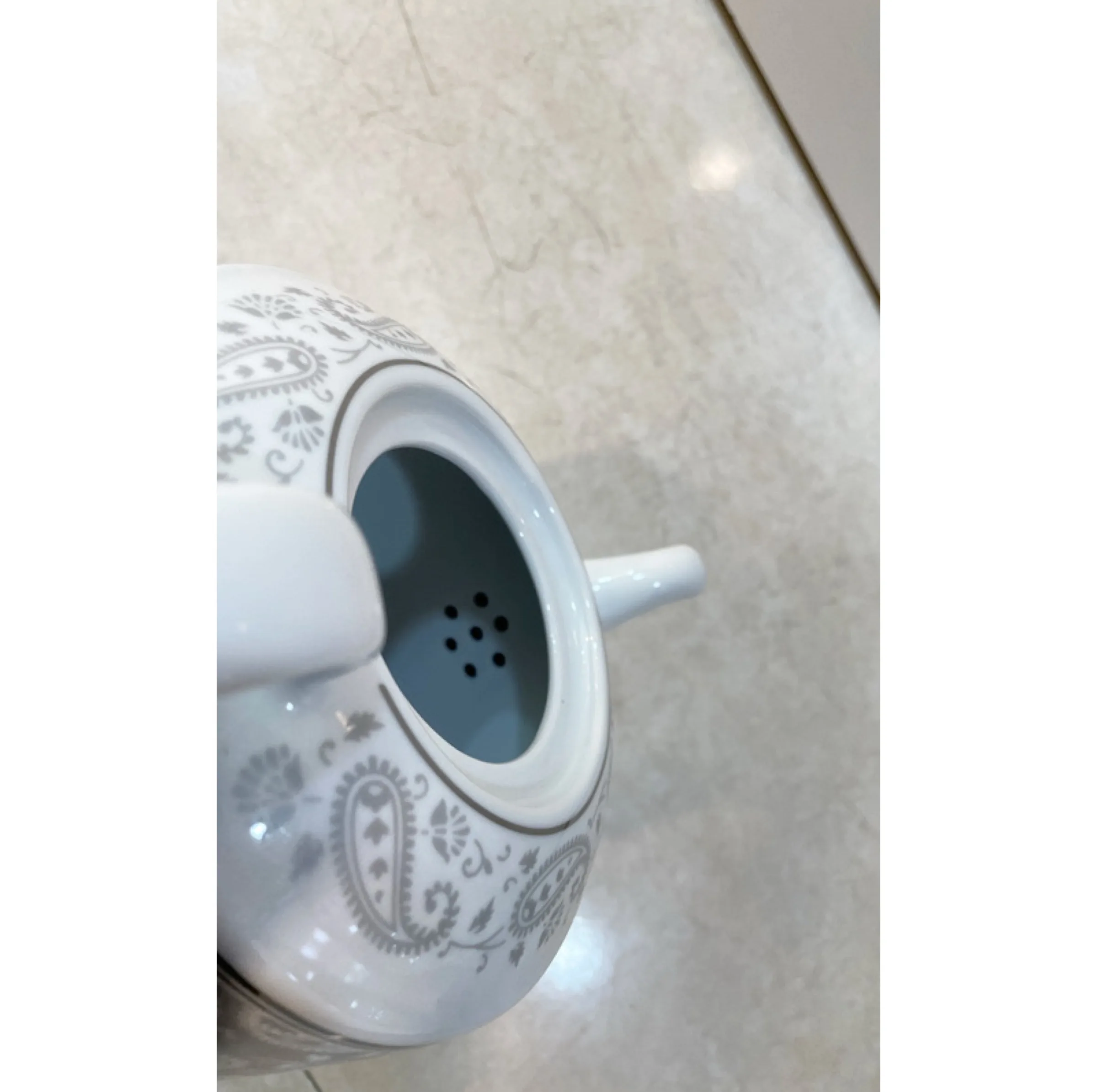قوری شکس مدل کف پهن کد SM115 گنجایش ۱۰۰۰ میلی لیتر