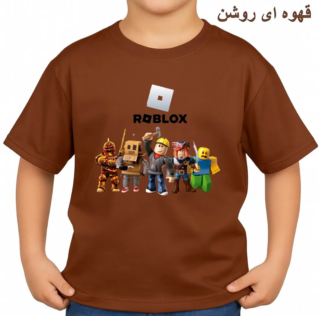 تیشرت آستین کوتاه بچگانه مدل روبلاکس کد p1