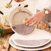 ست دم کنی 3 تکه دبلیو اِس مدل نچرال چرمی کد HS14
