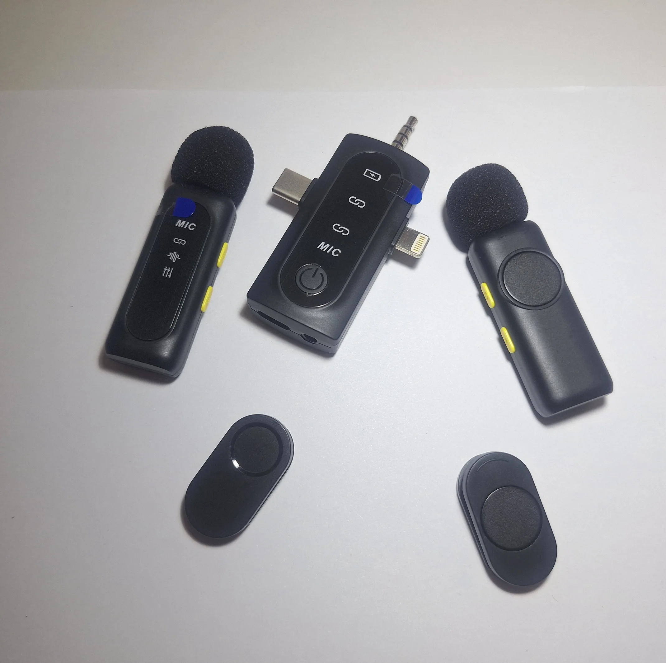 ست میکروفن بی سیم مدل T90pro با درگاه اتصال تایپ سی