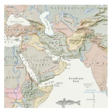 نقشه کشورهای جهان گیتاشناسی نوین کد L-2001