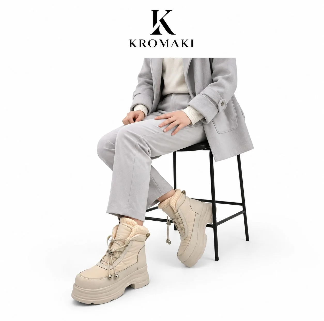 نیم‌بوت دخترانه کروماکی مدل kmb9