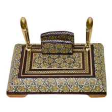 قلمدان خاتم کاری مدل رو میزی کد 04