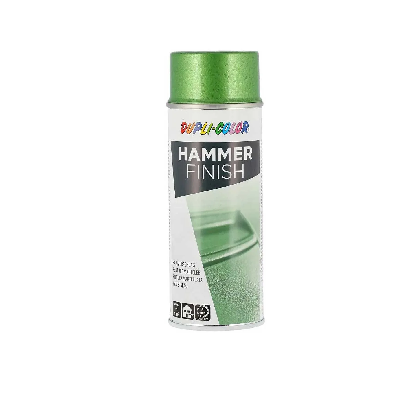 اسپری رنگ افکت چکشی سبز دوپلی کالر مدل Hammer حجم 400 میلی لیتر