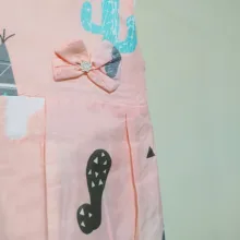 سارافون دخترانه مدل کاکتوس کد S1