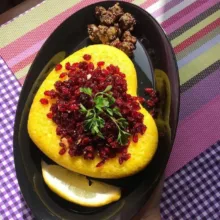 قالب کیک به گز مدل قلبی