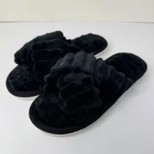 دمپایی حوله‌ای نیکتا مدل 12000-11 کد 1703-BK