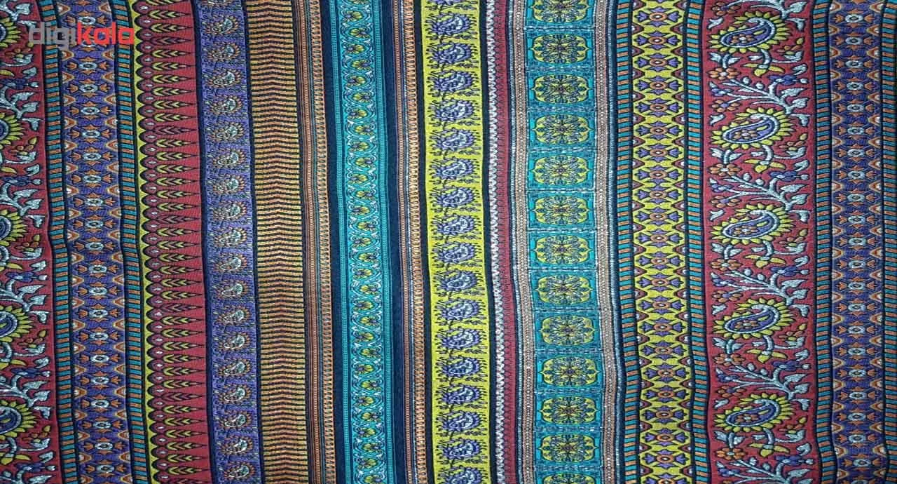 رومیزی ترمه ابریشمی کد 2011 سایز 100 × 100 سانتی متر
